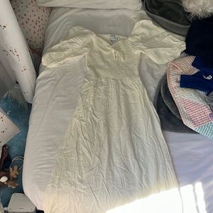 Women’s white dress